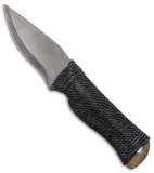 John Gray Custom Custode Fixed Blade Knife Heat Treated Ti (3" Flamed)