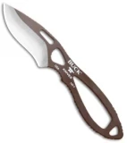 Buck PakLite Skinner Fixed Blade Knife Brown (2.875" Satin) 0140BRS