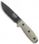 ESEE Knives ESEE-4PB-017 Fixed Blade Knife Natural 3D Micarta (4.5" OD Green)