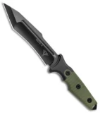 Andre De Villiers Recce-2 Fixed Blade Knife Green G-10 (6.5" Black) AdV