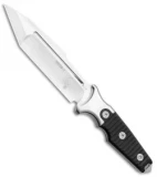 Andre De Villiers Recce-1 Fixed Blade Knife Black G-10 (6.5" Satin) AdV