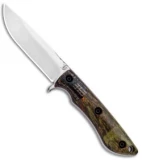 Dark Timber Tavi Fixed Blade Black & Tan Shade/Grn Maple Burl/Red (3.25" Satin)