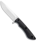 Dark Timber Tavi Fixed Blade Knife Black Micarta/Blue Liners  (3.25" Satin)