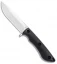 Dark Timber Tavi Fixed Blade Knife Black Micarta/Blue Liners  (3.25" Satin)