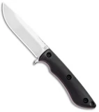 Dark Timber Tavi Fixed Blade Knife Black Micarta/Red Liners  (3.25" Satin)