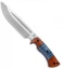 Dark Timber Knives Honey Badger Natural Micarta/Blue Maple/Blue (7.25" SW)