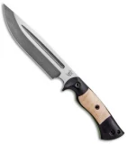 Dark Timber Knives Honey Badger Blk Micarta/Natural Maple/Green (7.25" Acid)