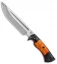 Dark Timber Knives Honey Badger Blk Micarta/Orange Box Elder/Orange (7.25" SW)