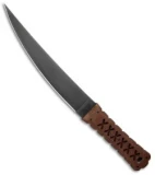 Williams Blade Design HZO Fixed Blade Knife Burlap Micarta (9" Black) HZO-002