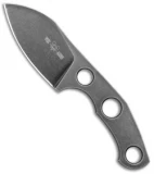 GiantMouse Vox/Anso GMF1-F 5mm Fixed Blade Knife (2.6" PVD Black M390)
