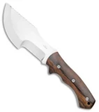 Jurgen Schanz Custom WSK Tracker Knife Wood Handle (6.5" Satin)