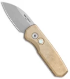 Pro-Tech Runt 5 Wharncliffe Automatic Knife Bronze Aluminum (2.10" SW)