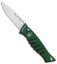 Piranha Amazon Automatic Knife Green (3.45" Mirror)