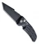 Hogue Knives EX-A01 Automatic Knife Tanto Black Aluminum (3.5" Black)