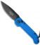 Microtech LUDT Automatic Knife Blue (3.4" Black) 135-1BL