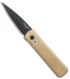 Pro-Tech Godson Automatic Knife Bronze Aluminum (3.15" Black) 7112