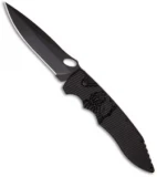 Piranha Predator Black Tactical Automatic Knife (4.1" Black)