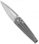 Medford Nosferatu Automatic Knife Tumbled Titanium (3.5" Satin)