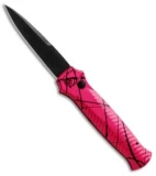 Piranha Mini-Guard Tactical Automatic Knife Hot Pink (2.9" Black)
