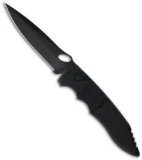 Piranha Mini Predator Black Tactical Automatic Knife (3.5" Black)