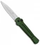 AKC X-treme Ace Automatic Knife Green (3.6" Stonewash)