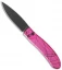 Piranha Toxin Automatic Knife Pink (3.75" Black)