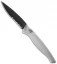 Piranha DNA Automatic Knife Silver Tactical (3.25" Black Serr)