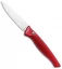 Piranha DNA Automatic Knife Red (3.25" Mirror)