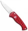 Piranha Fingerling Automatic Knife Red (2.5" Mirror)