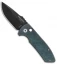 Pro-Tech SBR Micarta Custom Automatic Knife Green (2.6" Black)