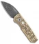 Pro-Tech Runt 5 Ultimate Custom Wharncliffe Automatic Knife (1.9" Damascus)