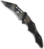 Microtech Tan Camo Vector Automatic Knife (3.95" Serr) 132-2TC