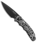 Pro-Tech TR-5 Tactical Response Automatic Knife Winter Camo (3.25" Black)