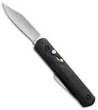 Colonial Knife Company Black Rescue Automatic Knife (3" Plain) M-724