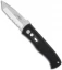 Emerson Pro-Tech  CQC-7 Auto Tanto Knife w/ Knurl Handle (3.25" Stonewash Serr)