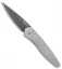 Pro-Tech Custom Newport Automatic Knife Feathered Stainless Steel (3" Damascus)