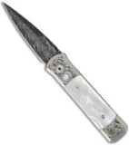 Pro-Tech Ultimate Custom Steel Godson Knife Mother of Pearl (Damascus)