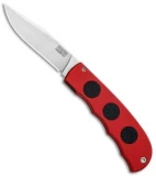 MCM HighTech Hidden Release Automatic Knife Red (3.25" Stonewash)