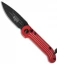 Microtech LUDT Automatic Knife Red (3.4" Black) 135-1RD