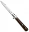 AGA Campolin 11" Frosolone Bayonet Stiletto Automatic Knife Cocobolo (5" Satin)