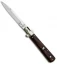AGA Campolin 10" Frosolone Bayonet Stiletto Knife Cocobolo (4.5" Polish)