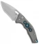 Heretic Knives Martyr Recurve Automatic Knife Ti/Patina Cu Gear (3" Battleworn)