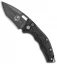 Heretic Knives Martyr Recurve Automatic Knife Black Tactical  (3" Black)
