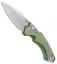 Hogue Knives EX-A05 Spear Point Automatic Knife OD Green (4" Stonewash) 34511