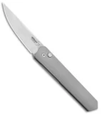 Boker Burnley Kwaiken Automatic Knife Gray (3.5" SW 154CM) 06EX290 Pro-Tech