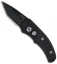 Pro-Tech Runt J4 Tanto Automatic Knife Carbon Fiber (1.94" Black)