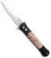 Pro-Tech The Don Automatic Knife 1706 w/ Maple Burl (3.5" Satin)