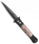 Pro-Tech The Don Automatic Knife Maple Burl (3.5" Black) 1707