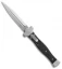 AGA Campolin Zero Dagger Leverlock Automatic Knife Black G-10 (3.75" Stonewash)