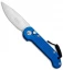 Microtech LUDT Automatic Knife Blue (3.4" Satin) 135-4BL